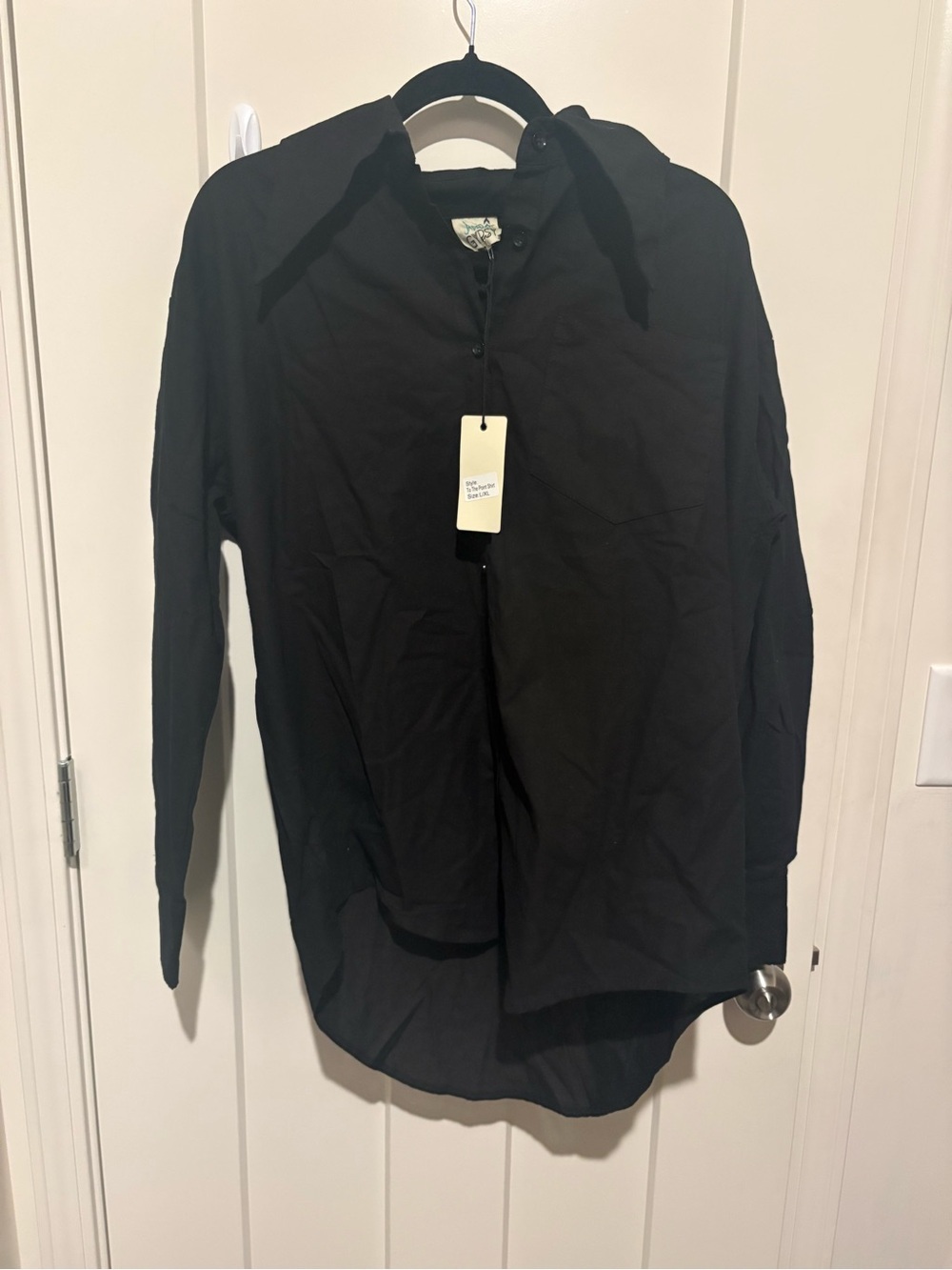 Jaded Gypsy To the Point Shirt - Midnight L/XL NWT - Picture 3 of 7